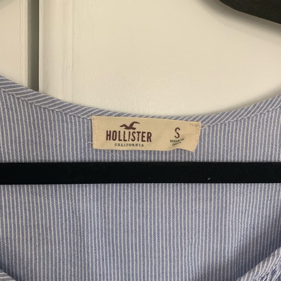 Hollister Long-Sleeved Striped Blouse with Embroidery - Picture 3 of 3